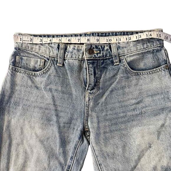 Pilcro & the Letterpress Anthropologie Frayed Hem Straight Leg Jeans - Picture 8 of 9